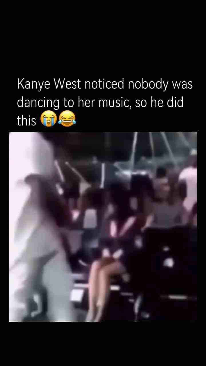 Kanye West noticed no one was dancing during Rihanna’s performance so he did this